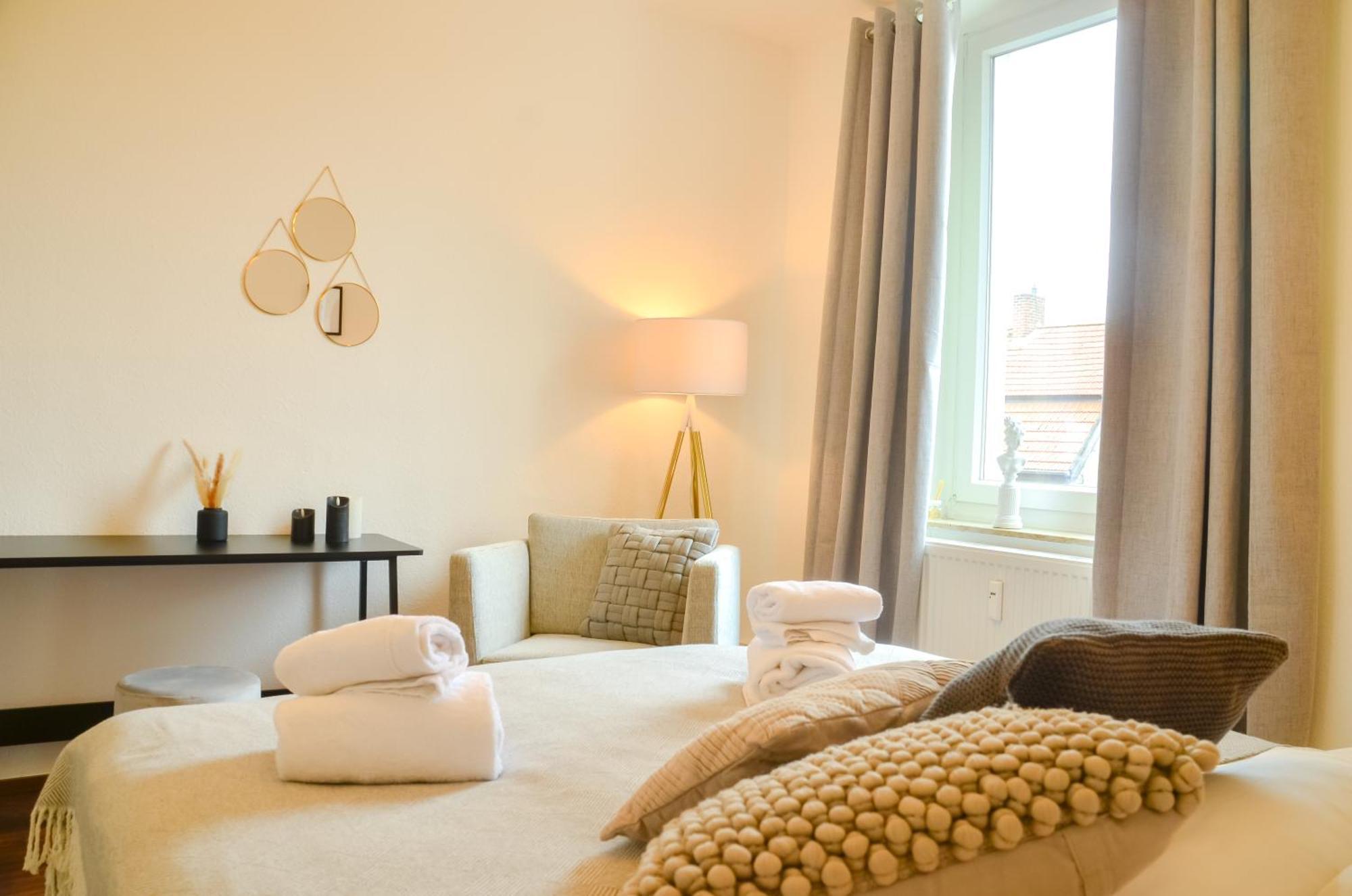 Milpau Buer 3 - Modernes Und Zentrales Premium-Apartment Mit Queensize-Bett, Netflix, Nespresso Und Smart-Tv Gelsenkirchen Exterior foto
